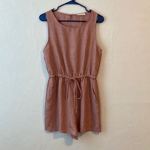 Pink Romper by First Love , size medium